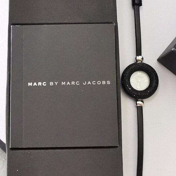 Marc by Marc Jacobs Limited Edition Black Crystal Watch - New & Boxed - Picture 8 of 15